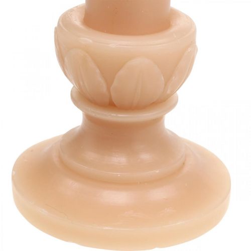 Floristik24 Deco Rod kynttilä lohi nostalginen kynttilä koristelu vaha yksivärinen 25cm