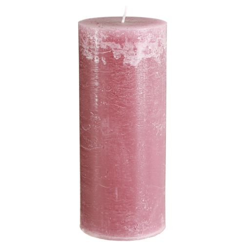 kohteita Kynttilät vaaleanpunaisessa pilarikynttilässä vanha pinkki 85×200mm 2 kpl
