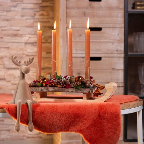 kohteita Kynttiläkoriste adventtinumerot 1-4 mattakulta metalli K10cm 4 kpl