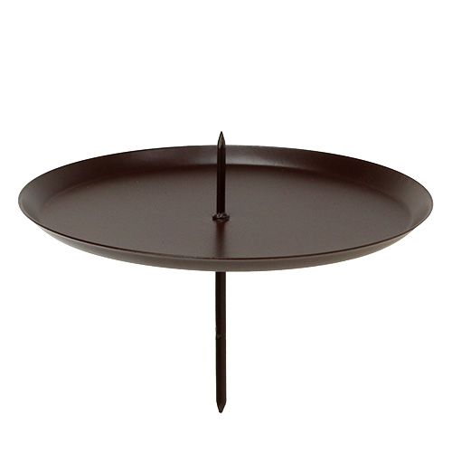 Kynttilänjalka ruskea Ø10cm 4kpl