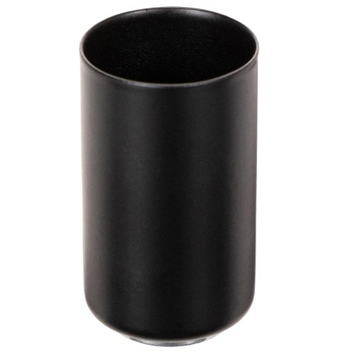 Pyöreä magneettinen kynttilänjalka, mattamusta, 25 mm:n kartiokynttilöille, 4 kpl