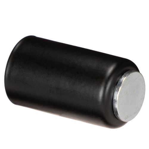 Pyöreä magneettinen kynttilänjalka, mattamusta, 25 mm:n kartiokynttilöille, 4 kpl | Floristik24.fi