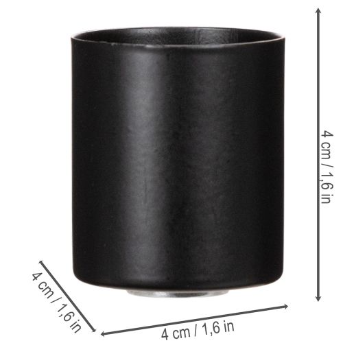Magneettinen kynttilänjalka, mattapintainen, 4 cm, 4 kpl | Floristik24.fi