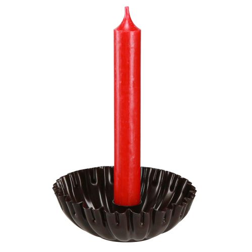 kohteita Kynttilänjalka vintage kakkumuotti tummanruskea Ø11,5cm 4kpl