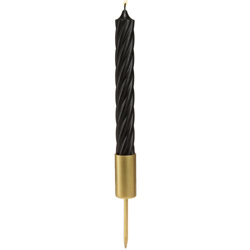 kohteita Kynttilänjalka tikkokynttiläille metalli kultaa Ø28mm 15cm 4 kpl
