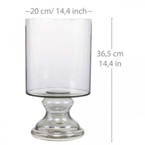 kohteita Tuulen valo lasi kynttilän lasi sävytetty, kirkas Ø20cm K36,5cm