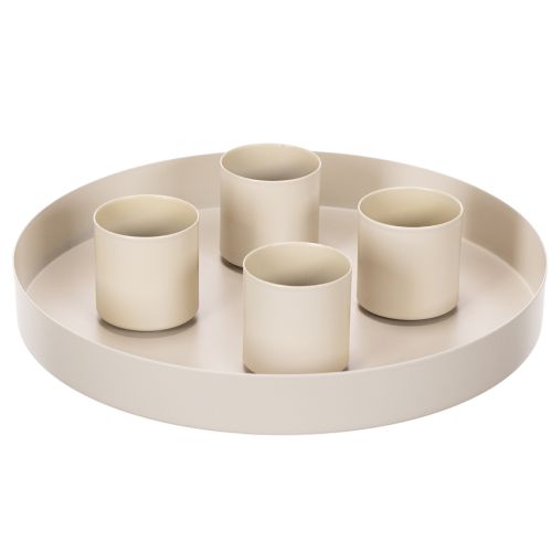 Magneettiset kynttilänjalat paksuille kynttilöille (4 cm), 4 kpl | Floristik24.fi