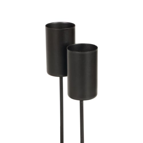 kohteita Kynttilänjalka Adventtiseppele kynttilänjalka musta 2,2×4cm 4 kpl