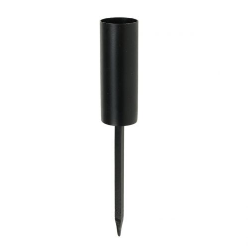 kohteita Musta kynttilänjalka tikkokynttiläille 15cm 4kpl