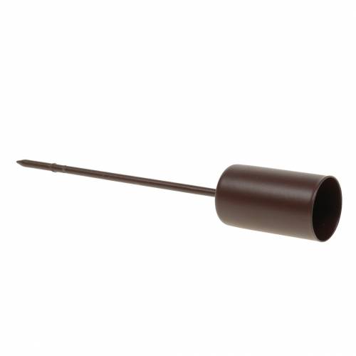 kohteita Kynttilänjalka tikkokynttiläille ruskea Ø2,3cm K14cm 4 kpl