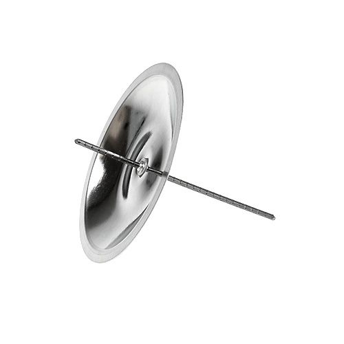 Floristik24 Kynttilänjalka piikkihopealla Ø5cm 36 kpl