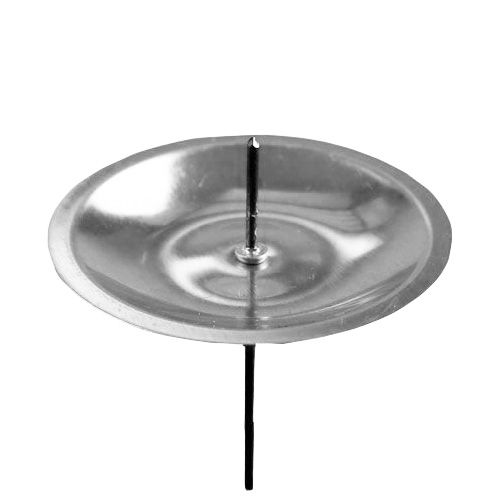 Floristik24 Kynttilänjalka piikkihopealla Ø8cm 16 kpl