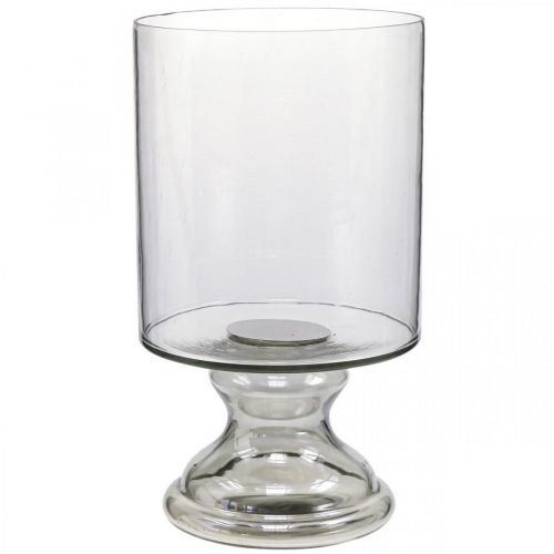 Tuulen valo lasi kynttilän lasi sävytetty, kirkas Ø20cm K36,5cm