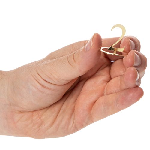 Kynttilärengas, kartiokynttilänumerosarja adventtiseppeleeseen, 3 cm, 4 kpl | Floristik24.fi