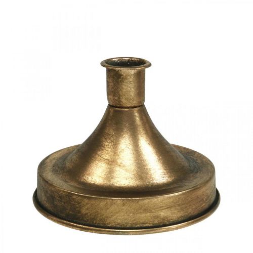 kohteita Kynttilänjalka Kultainen Metalli Kynttilänjalka Antiikki Look H8,5cm