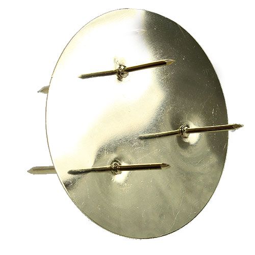 Floristik24 Kynttilänjalka kulta Ø8cm