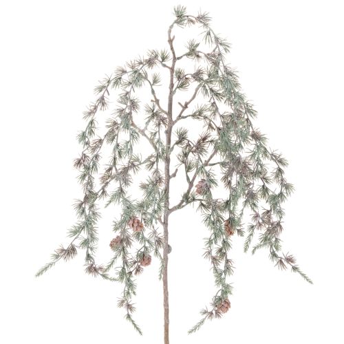 Tekomännynoksa käpyillä, koristeellinen männynoksa, keinotekoinen, 80 cm, 3 kpl