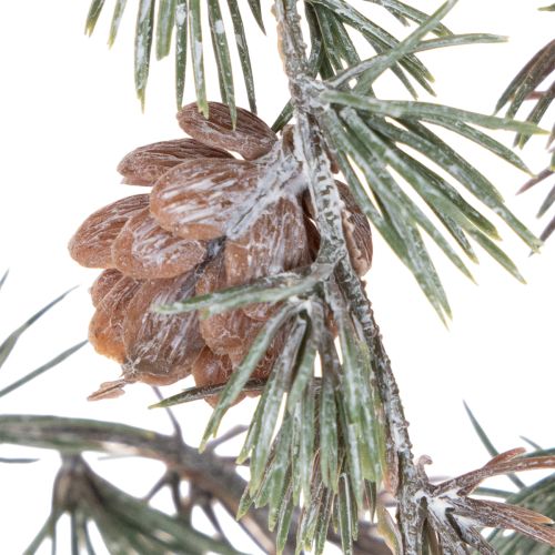 Tekomännynoksa käpyillä, koristeellinen männynoksa, keinotekoinen, 80 cm, 3 kpl | Floristik24.fi
