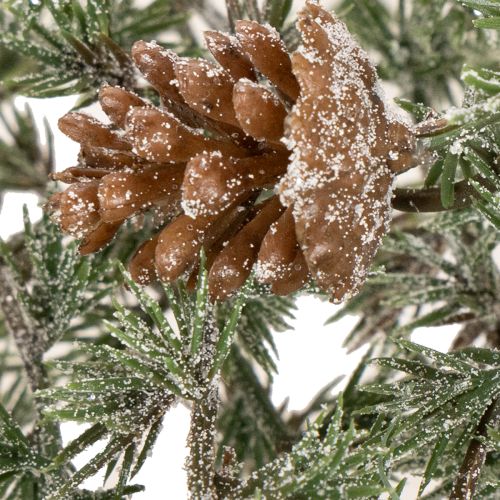 Keinotekoinen seppele, jossa on käpyjä ja neulasia koristeeksi, 185 cm | Floristik24.fi