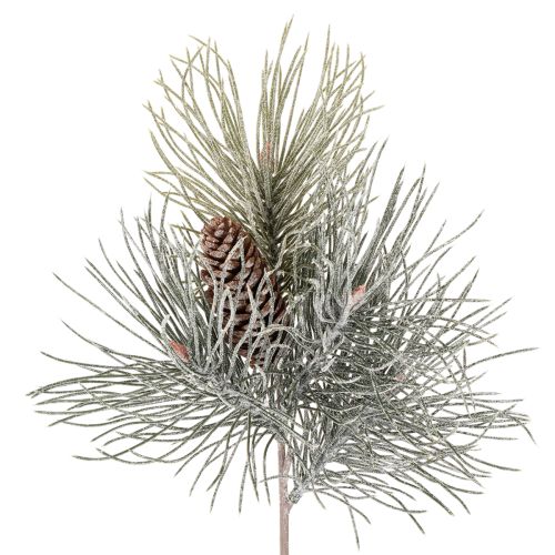 Keinotekoinen männynoksa käpyillä, talvinen, 40 cm ostaa | Floristik24.fi