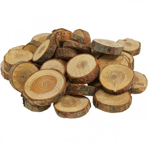 Puiset kiekot deco sprinkles puumänty pyöreä Ø2-3cm 500g