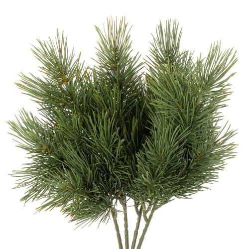 Keinotekoinen männynoksa talvikoristeisiin, 40 cm, 4 kpl ostaa | Floristik24.fi