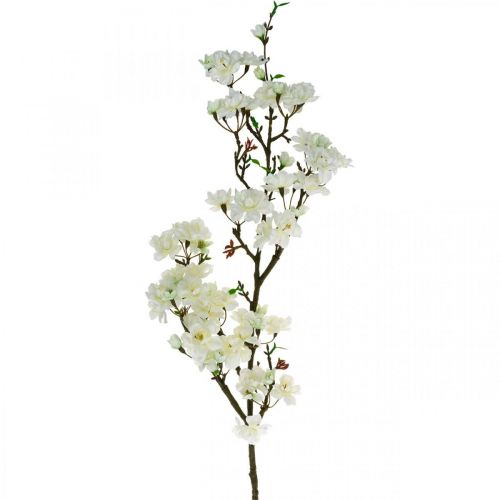 Kirsikanoksa valkoinen tekojousikoriste koristeoksa 110cm