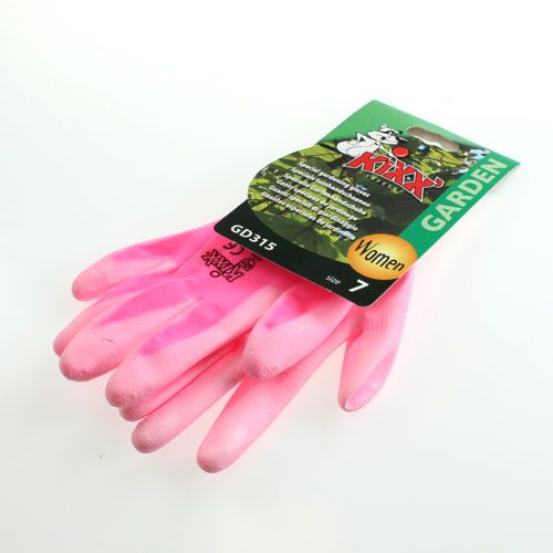 kohteita Kixx puutarhahanskat koko 7 pinkki, pinkki