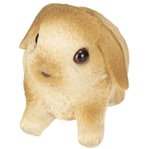 Pieni pääsiäispupu koristelu Pupu Polyresin 9×6×6,5cm 3kpl