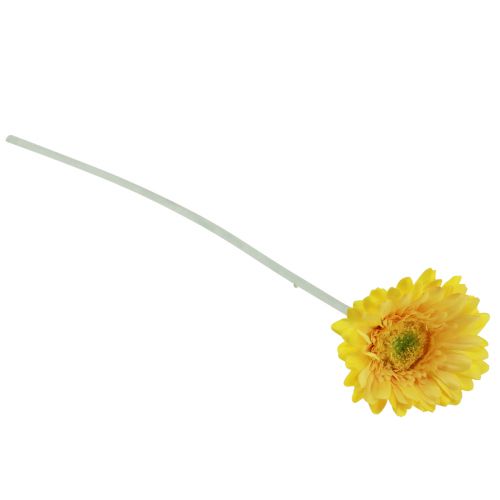 Floristik24 Tekokukat Gerbera keltainen 45cm