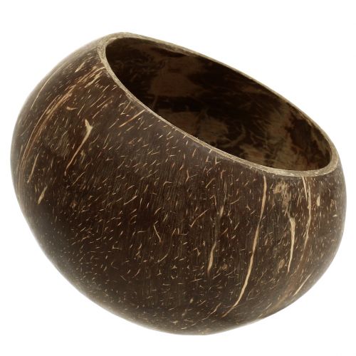 Floristik24 Kookospähkinän kuoret kiillotettu luonnollinen 5 kpl