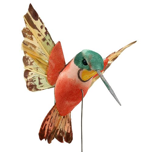 Floristik24 Kolibri langalla 5,5cm L22cm lajitelma 12kpl