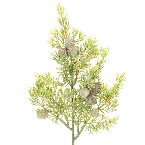 Keinotekoinen havupuun oksa käpyineen keinotekoiseksi pöytäkoristeeksi, 39 cm, 4 kpl ostaa | Floristik24.fi
