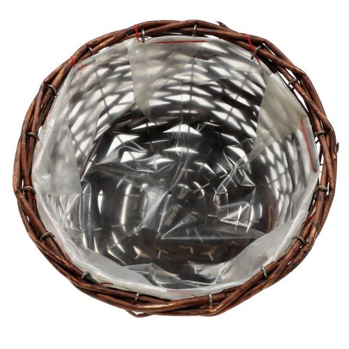 Floristik24 Pyöreä kori luonnon istuttamiseen Ø25cm