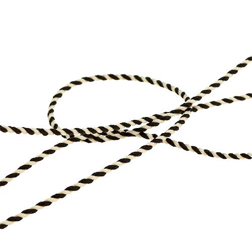 Floristik24 Johto ruskea-valkoinen 1mm 25m