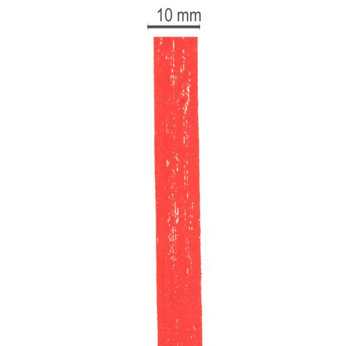 Punainen kiharrinnauha, kestävä lahjapakkaus, rulla 10mm 100m | Floristik24.fi