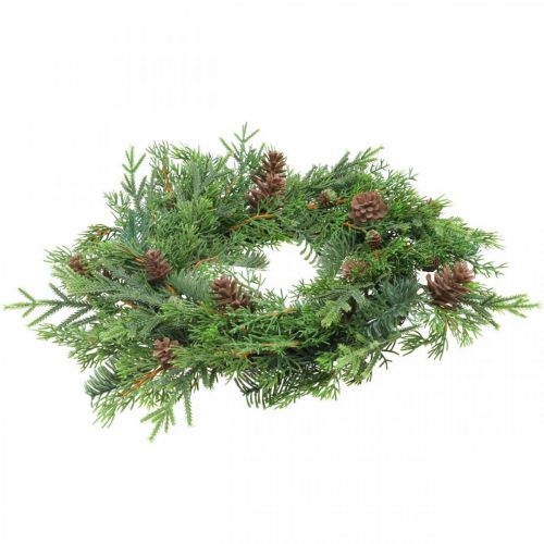 Floristik24 Jouluseppele käpyillä Adventtiseppele keinotekoinen Ø40cm