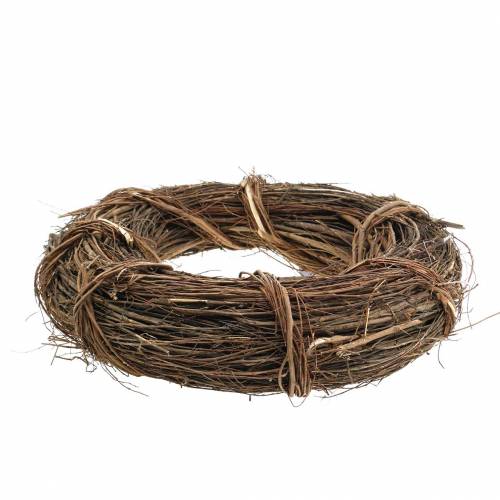 Floristik24 Koristeellinen seppele paju Ø40cm luonto
