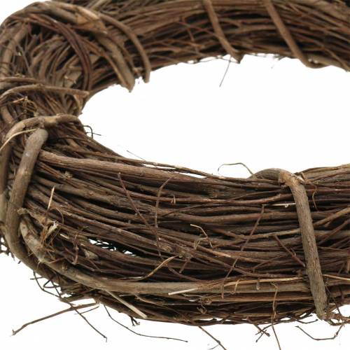 Floristik24 Koristeellinen seppele paju Ø25cm luonnollinen oviseppele tai seinäseppele