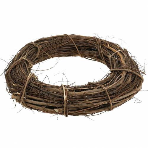 Floristik24 Koristeellinen seppele paju Ø30cm luonnon ovi tai ikkuna seppele