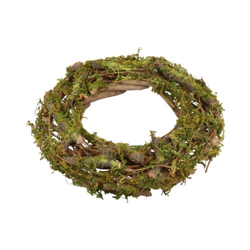 Seppele luonnollinen seppele puinen seppele oksat sammalkimalle Ø28cm