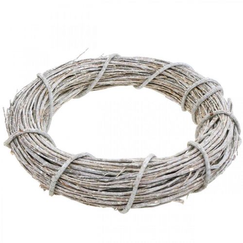 kohteita Deco seppele Valkoiseksi pesty luonnonseppele Oviseppele Shabby Chic Ø42cm