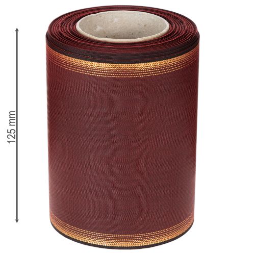 kohteita Seppelenauha Bordeaux Moiré 125mm koristenauha