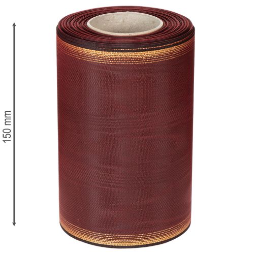 kohteita Seppelenauha Moiré 150mm Bordeaux taftinauhakoristelu