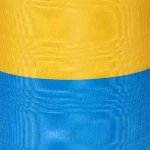 Sini-keltainen moaré-seppelenauha, 100 mm, kansallisnauha, klubinauha, koristenauha, juhlava surunauha, asetaatti | Floristik24.fi