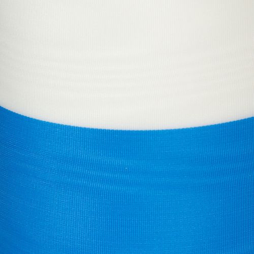 Moiré-sinivalkoinen kranssinauha, 100 mm koristeellinen taftinauha | Floristik24.fi