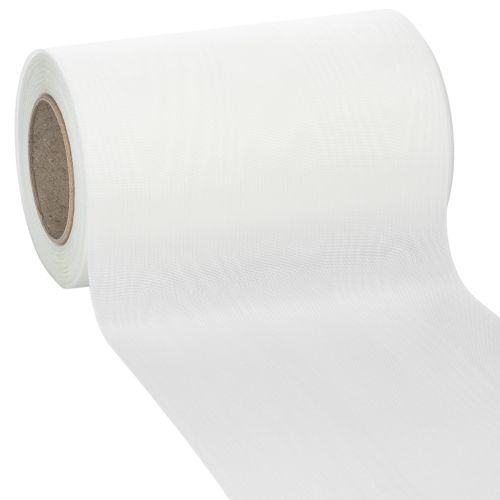 Valkoinen kranssinauha 150mm 25m ostaa | Floristik24.fi