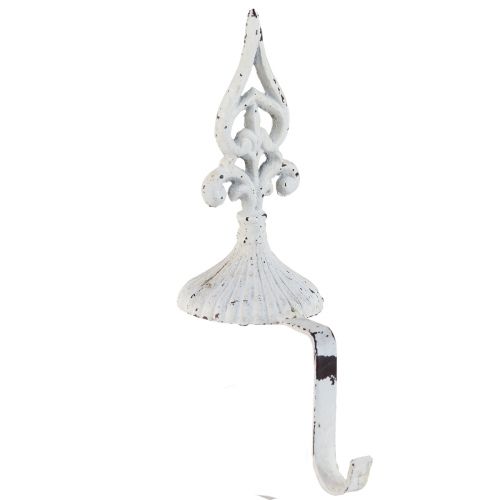kohteita Valurautainen seppeleteline Sims Shabby Chic White -kameralle, korkeus 29 cm