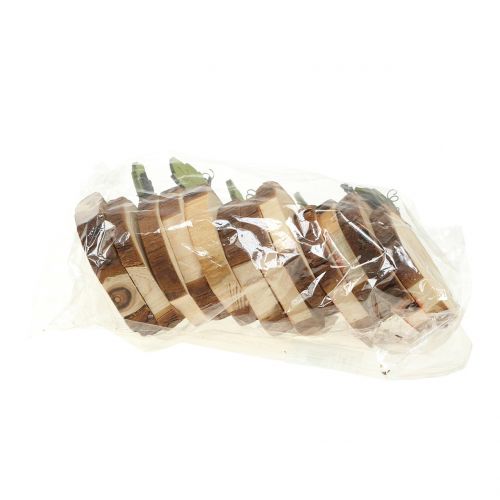 Floristik24 Puusta valmistettu kurpitsasekoitus 6cm 12kpl