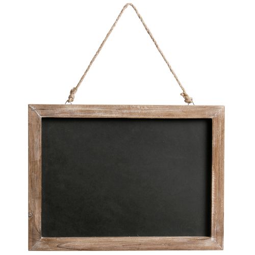 Floristik24 Liitutaulu vintage-puulevyn ripustamiseen luonnollinen 40×30cm
